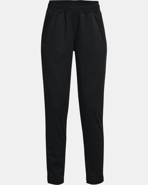 Women's UA Tricot Pants, Black, pdpMainDesktop image number 4